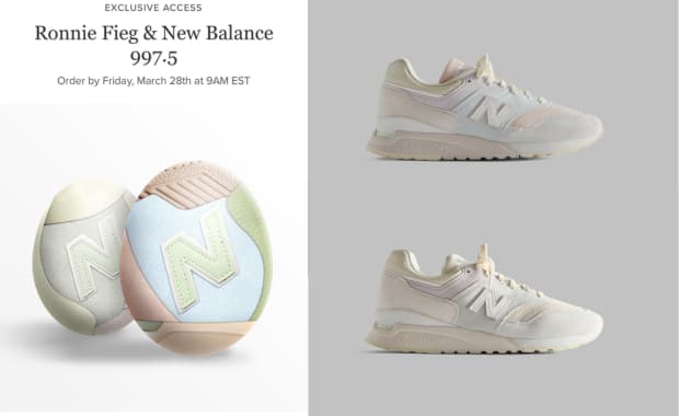Ronnie Fieg Kith x New Balance 997.5 Easter Pack