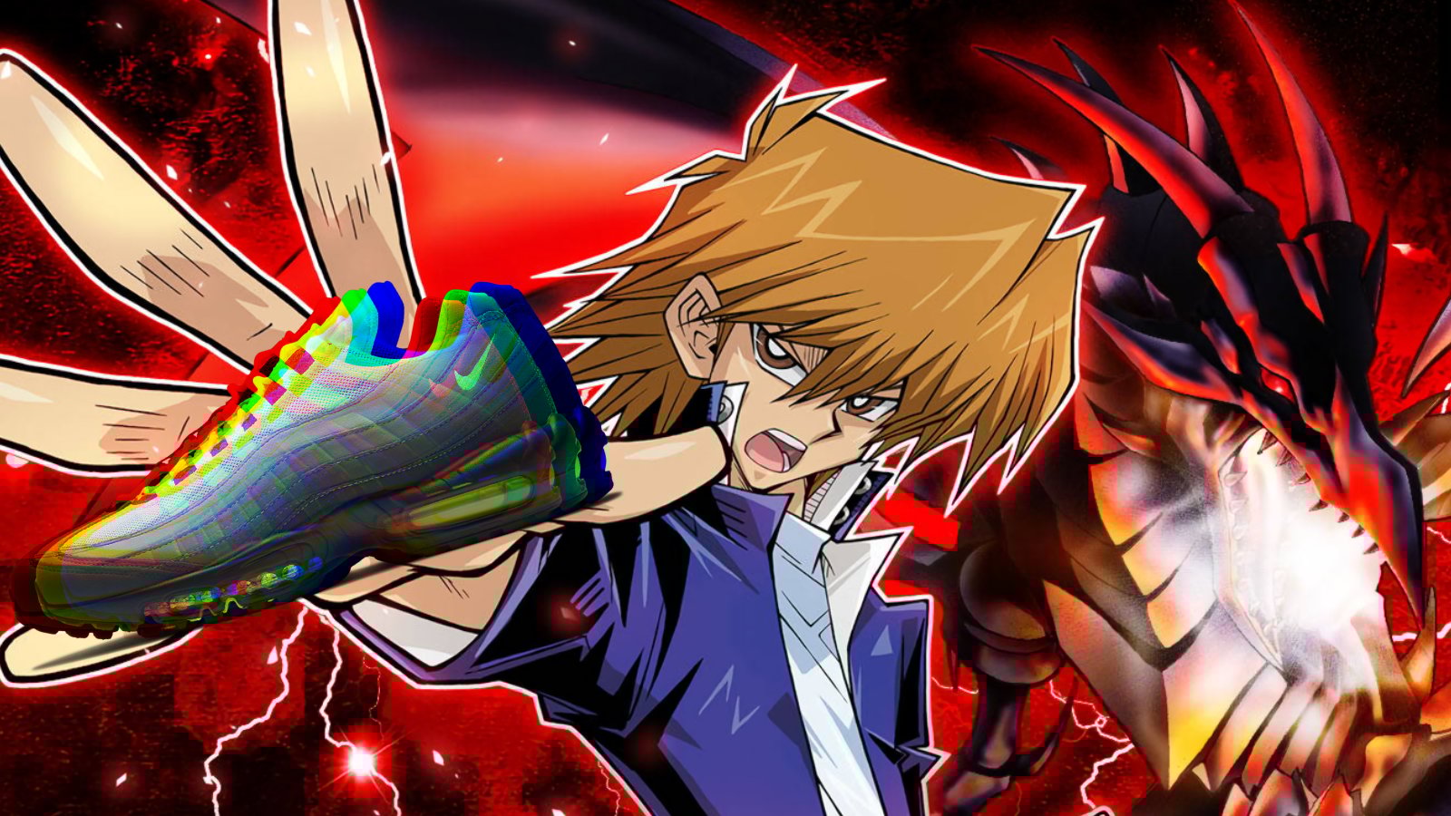 Joey Wheeler With Yu-Gi-Oh! x Nike Air Muscle 95