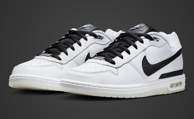 Nike SB Paul Rodriguez Zoom Air Low QS White Black