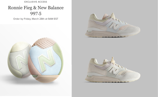Ronnie Fieg Kith x New Balance 997.5 Easter Pack